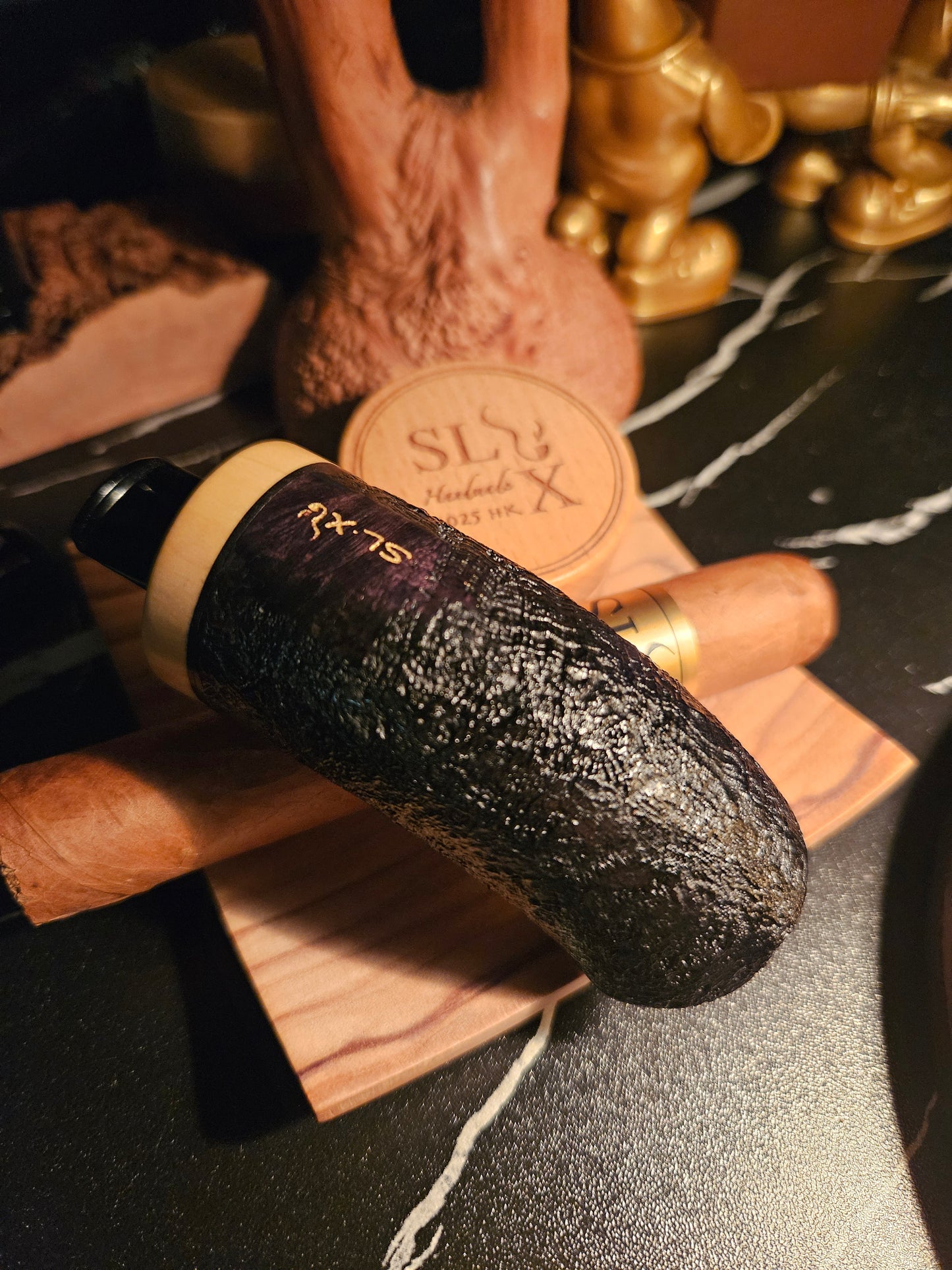 石楠手工香腸斗(黑噴砂)