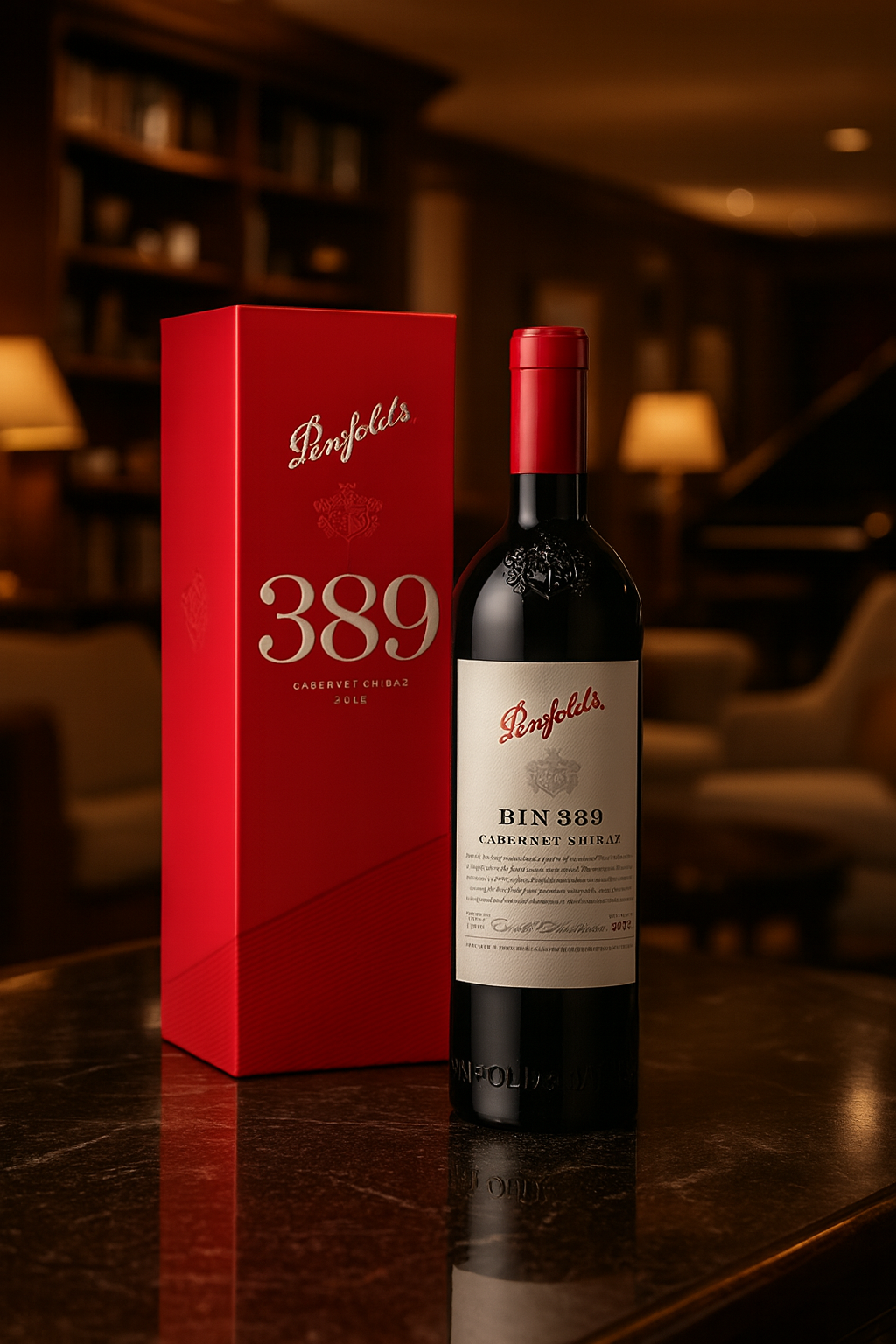 Penfolds Bin 389 Cabernet Shiraz 2020 Cork 750 mL Gift Box