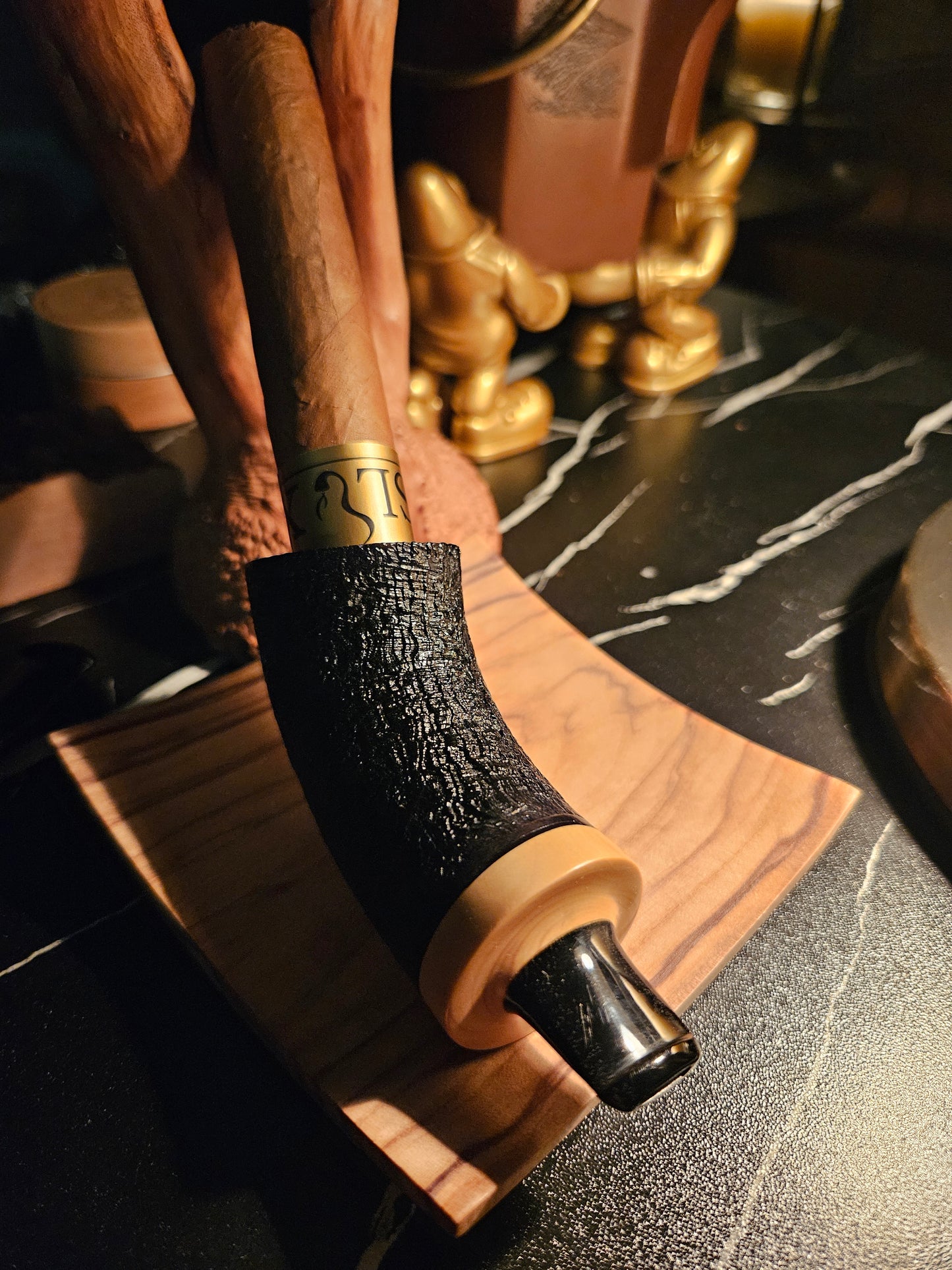 石楠手工香腸斗（黑噴砂）