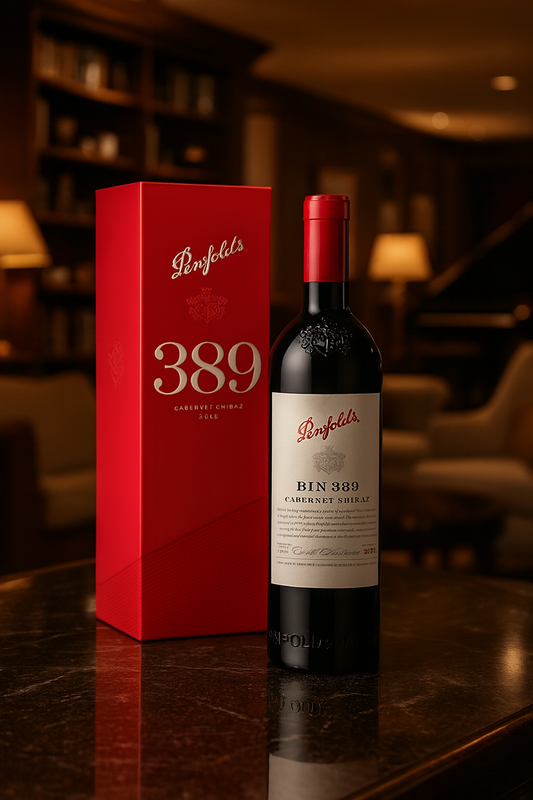 Penfolds Bin 389 Cabernet Shiraz 2020 Cork 750 mL Gift Box