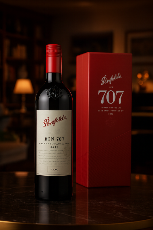Penfolds Bin 707 Cabernet Sauvignon 2022 Cork Gift Box 750 mL