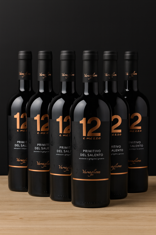 VARVAGLIONE 12 e mezzo Primitivo 2020 6支纸箱 Carton box